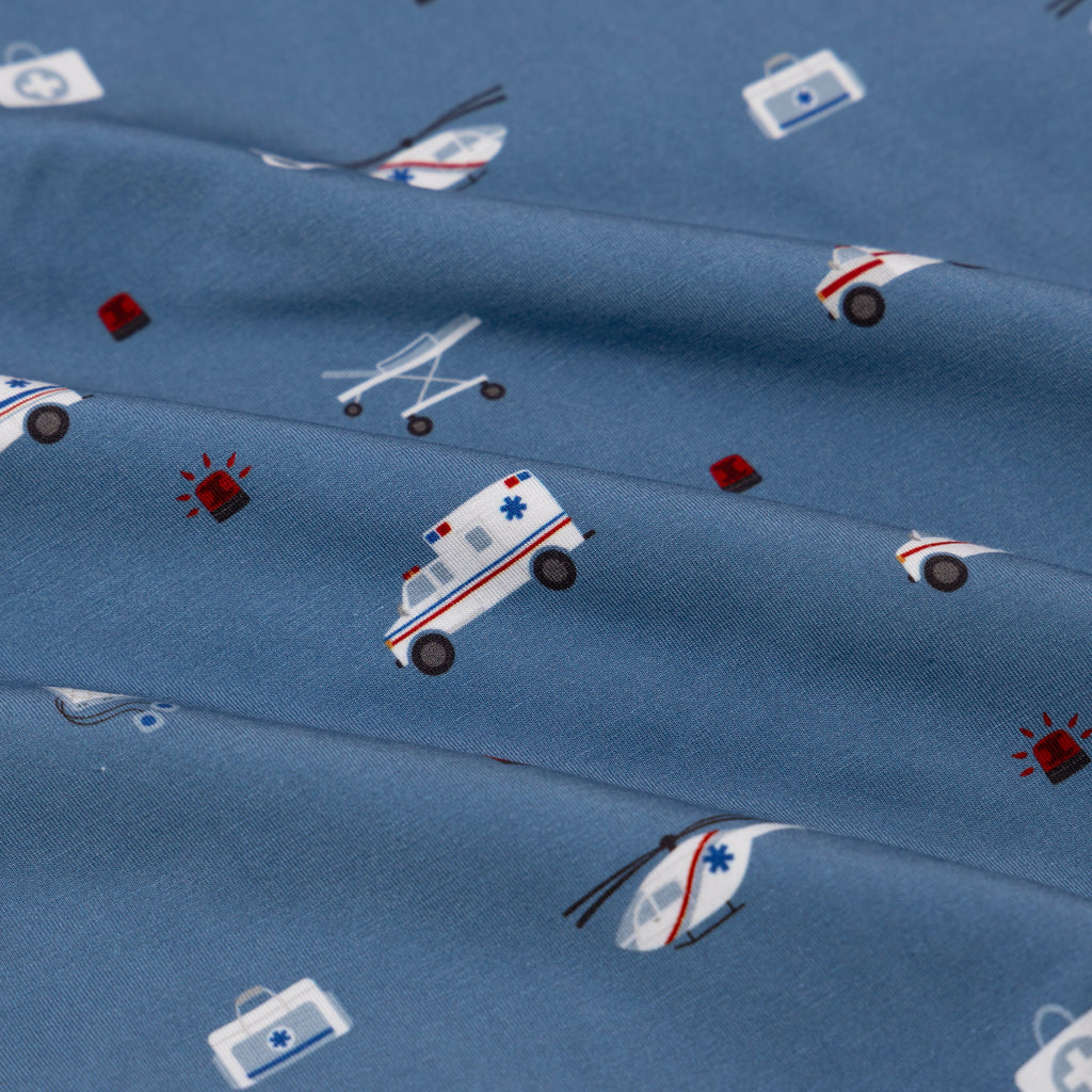 Ambulances Zip Romper