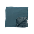 Midnight Teal Small Ribbed Toddler Blanket