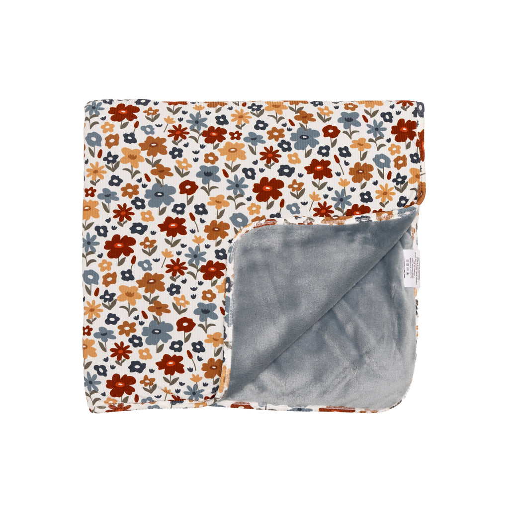 Autumn Meadow Small Ribbed Youth Blanket