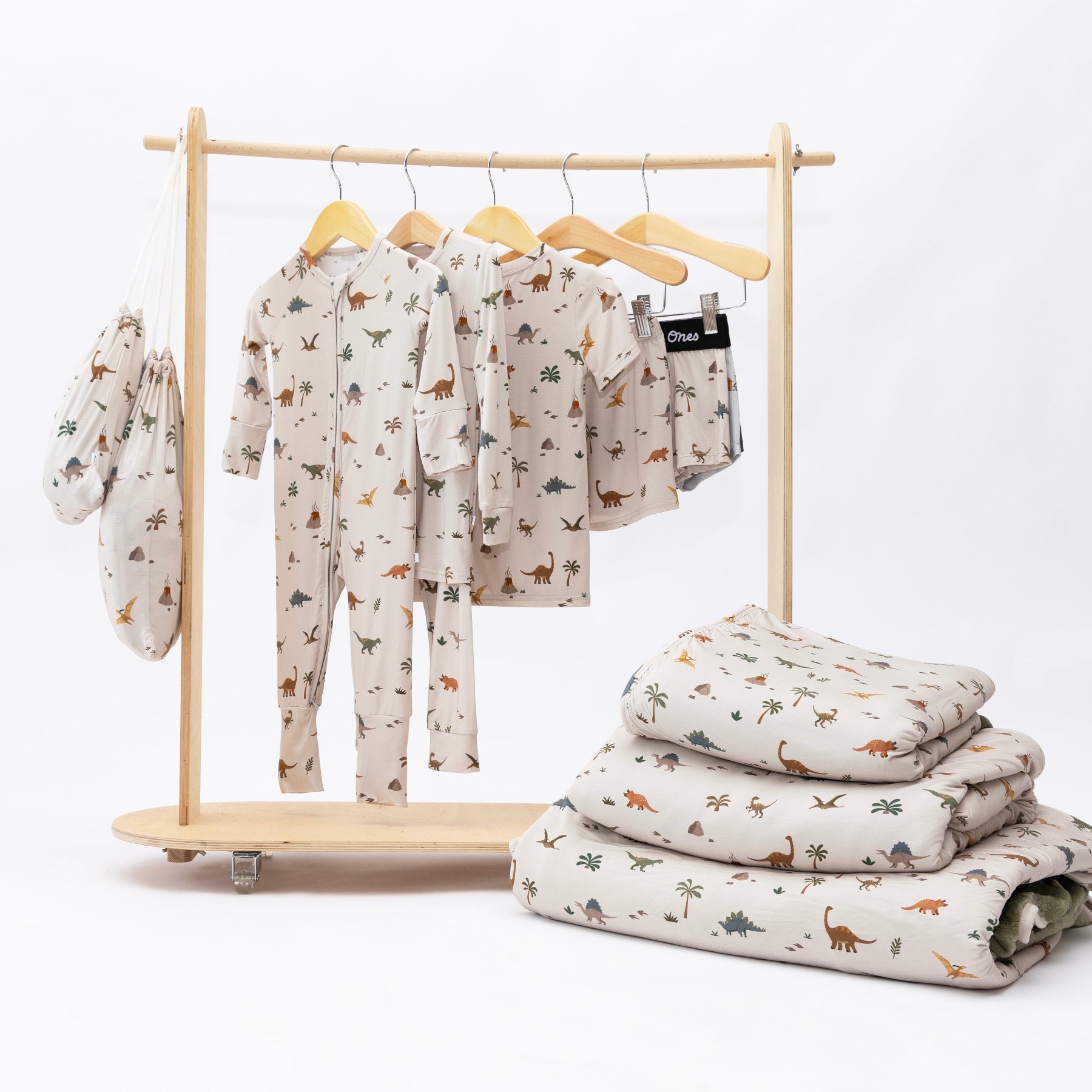 Prehistoric Dinosaurs Toddler Blanket