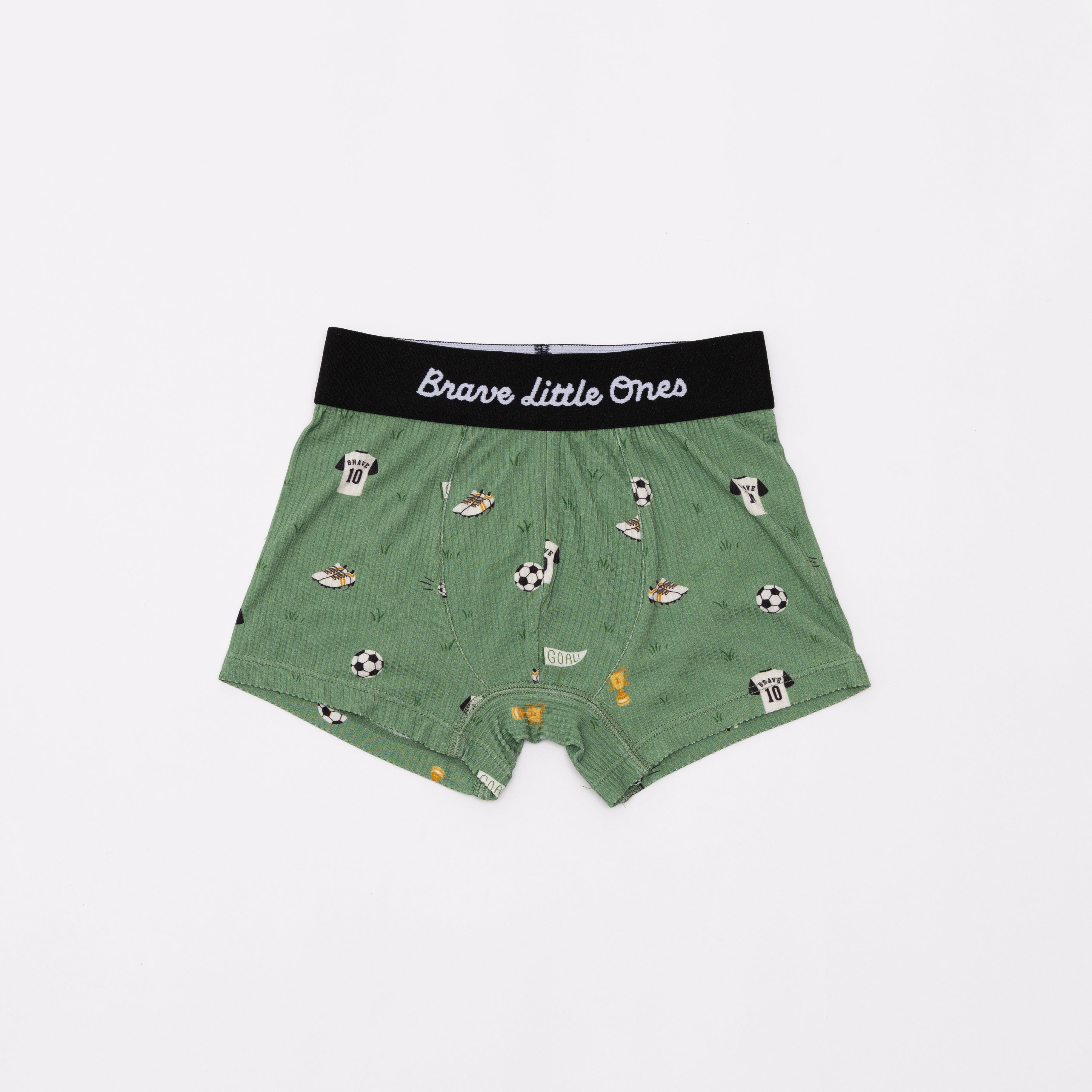 Grid Sage Green, Soccer and Dark Charcoal Boxer Brief 3 pack