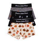Big Pumpkins, Moon Phases and Halloween Boo Crew Boxer Brief 3 pack