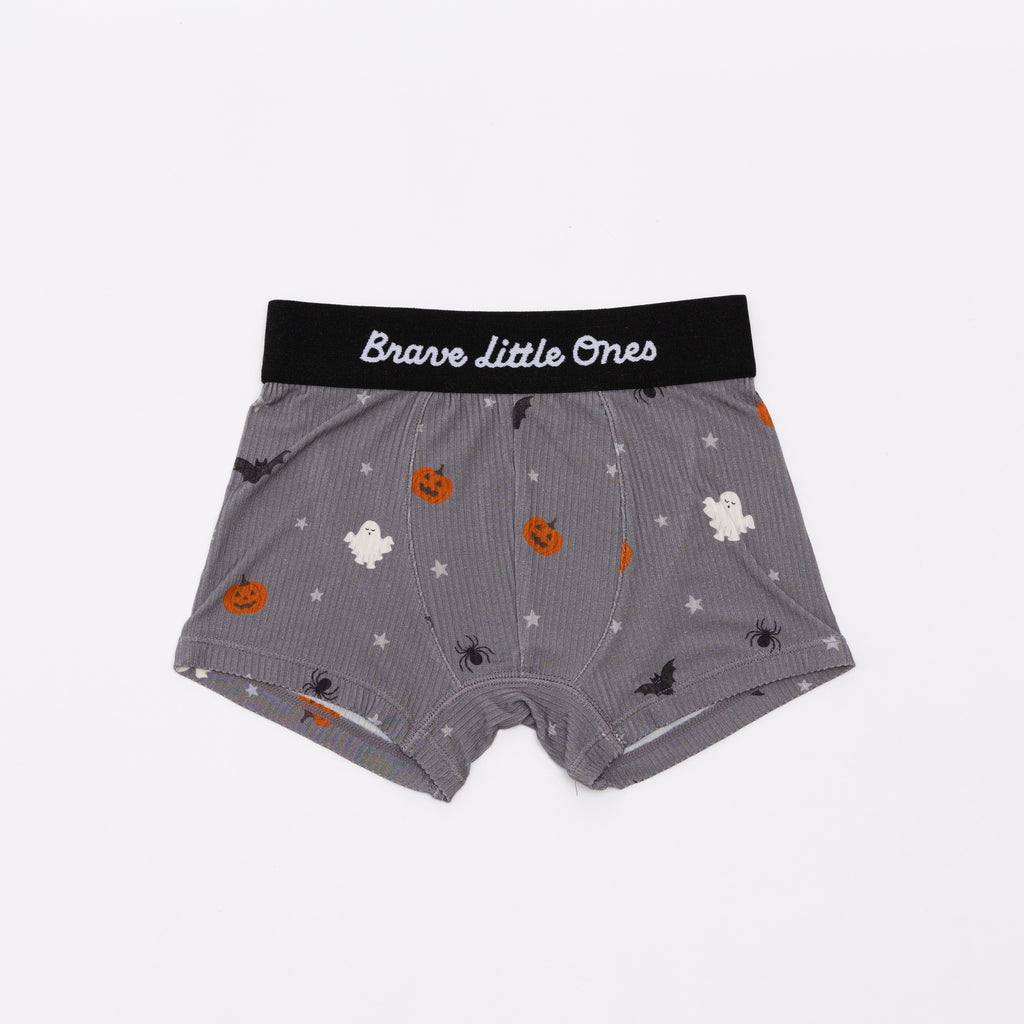 Big Pumpkins, Moon Phases and Halloween Boo Crew Boxer Brief 3 pack