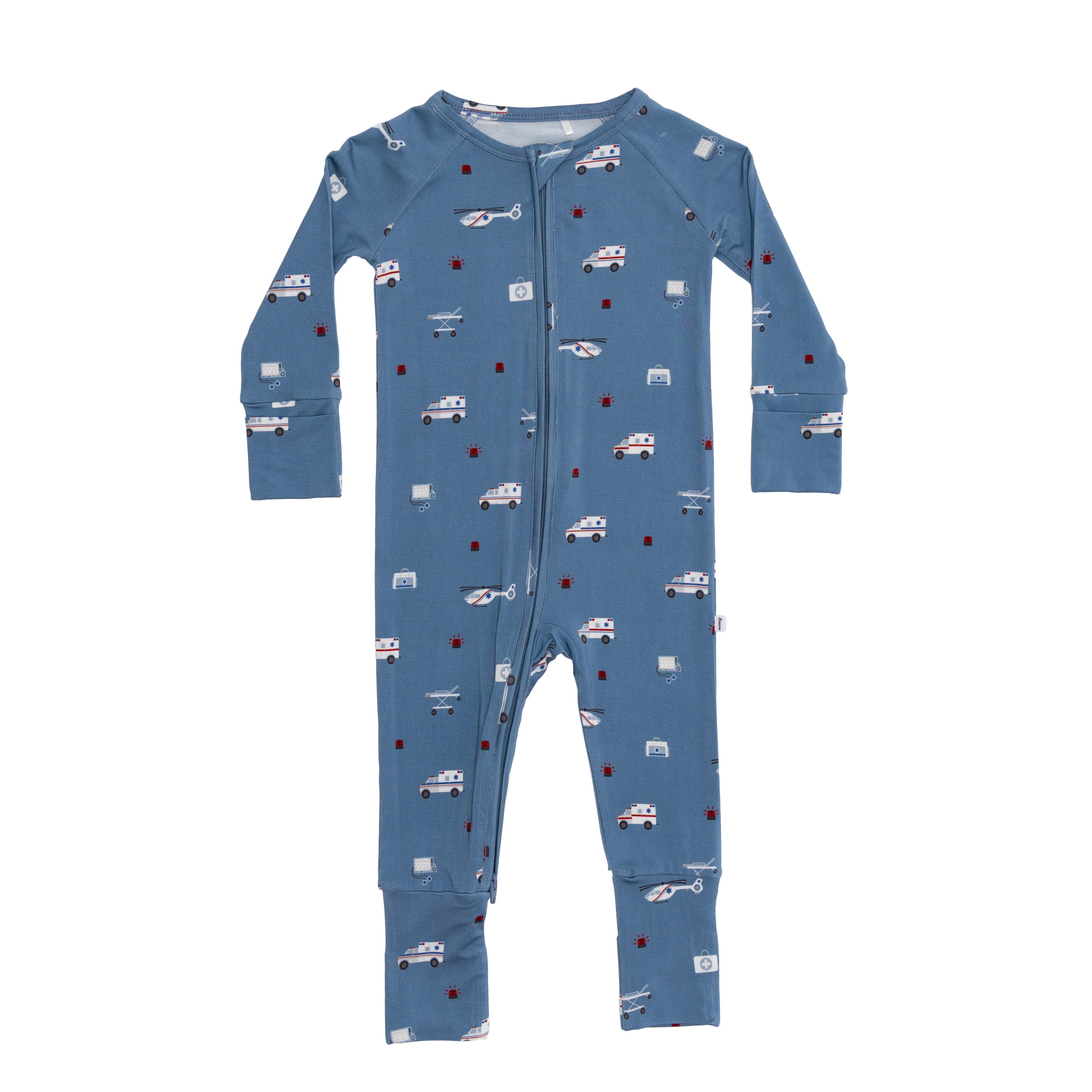 Ambulances Zip Romper