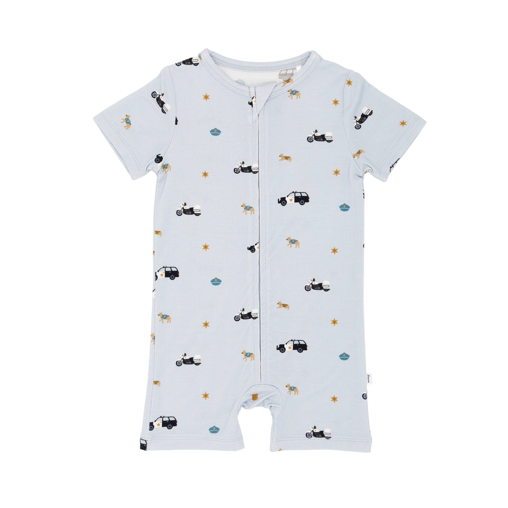 Police Summer Zip Romper
