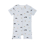 Police Summer Zip Romper