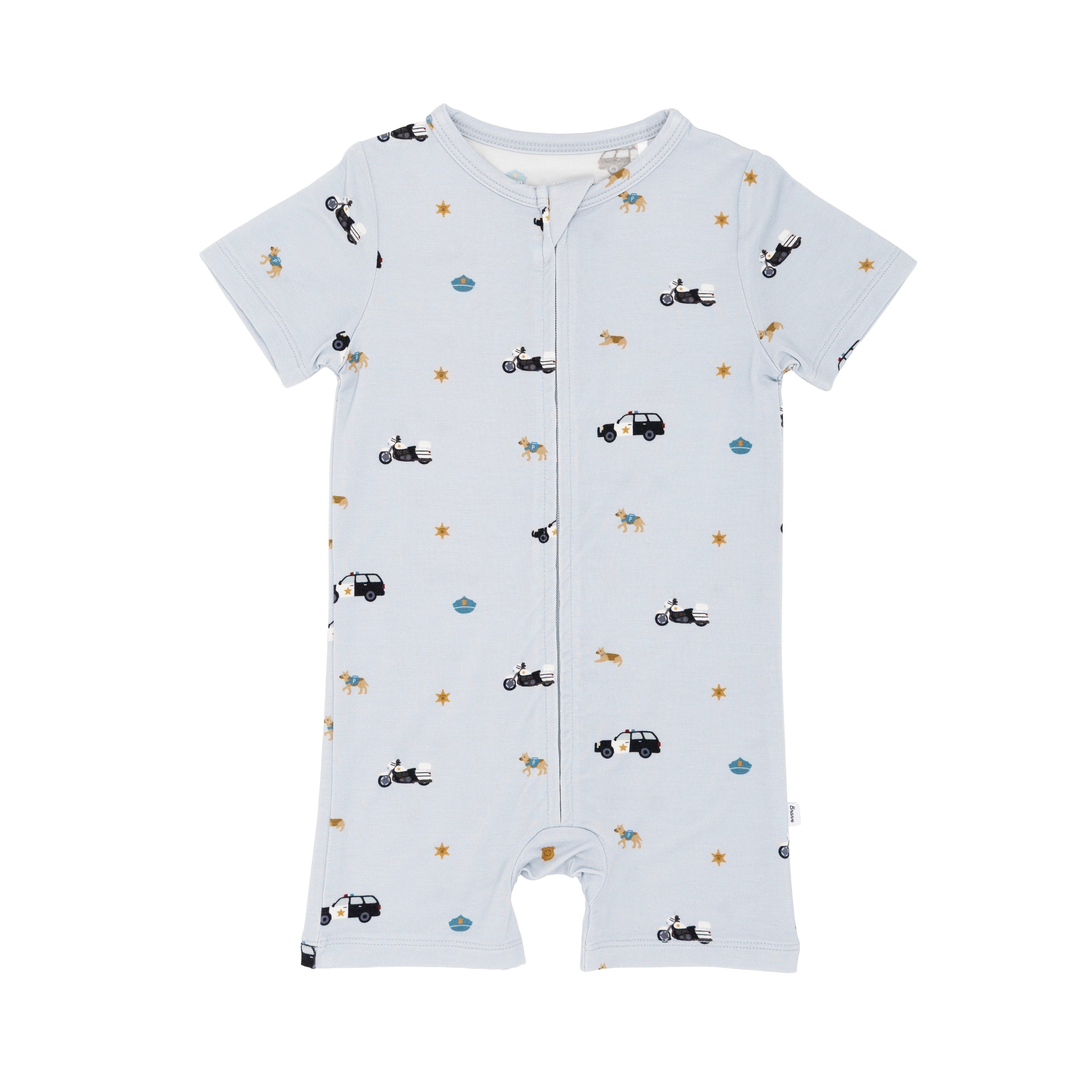 Police Summer Zip Romper