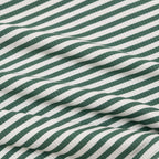 Eucalyptus Green Stripe Small Ribbed Shorts Two-Piece Set