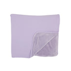 Lavender Small Ribbed Toddler Blanket