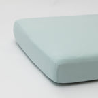 Harbor Blue Crib Sheet