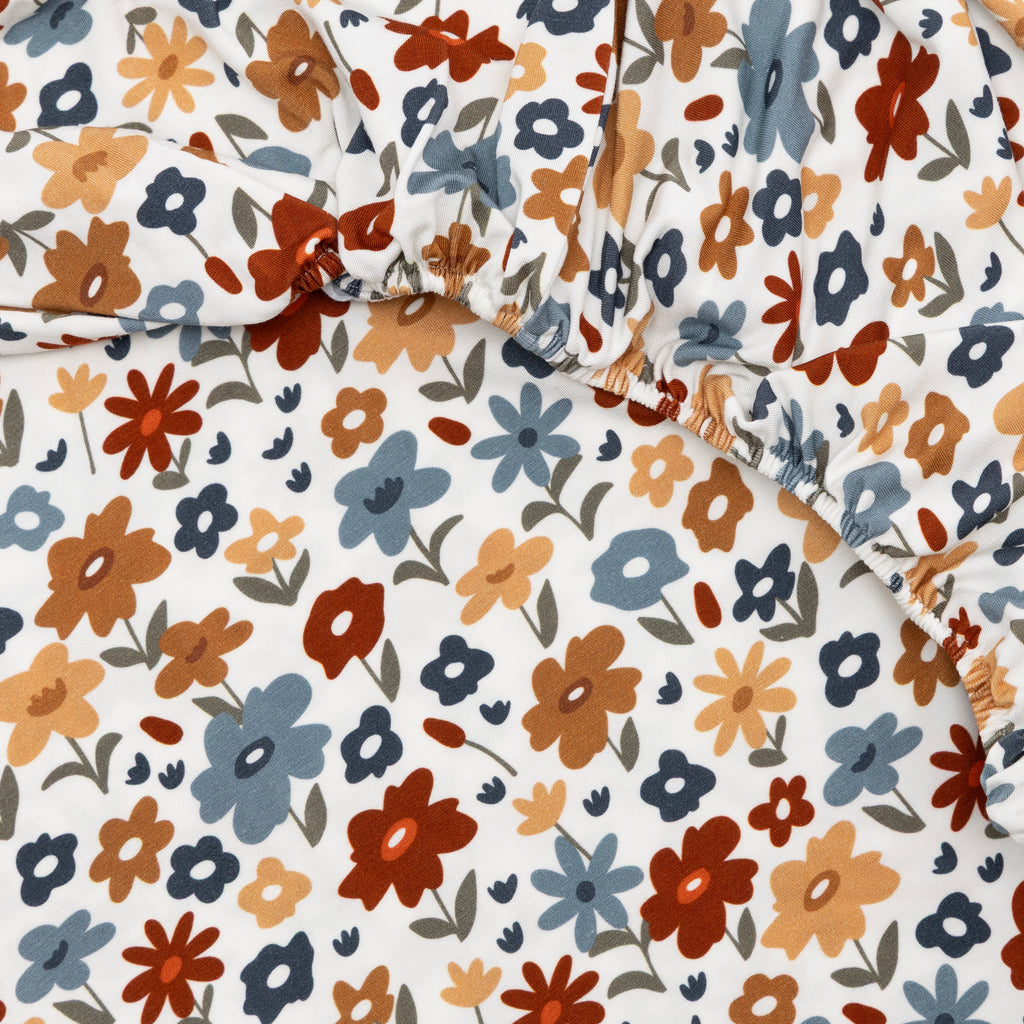Autumn Meadow Crib Sheet
