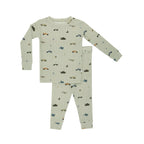 Military Small Ribbed Two-Piece Set