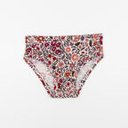 Coquette Bows, Fall Blooms and Plum Small Ribbed Underwear 3 pack