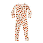 Big Pumpkins Small Ribbed Zip Romper