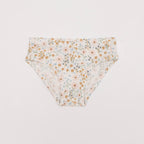 Floral-patterned underwear on a white background