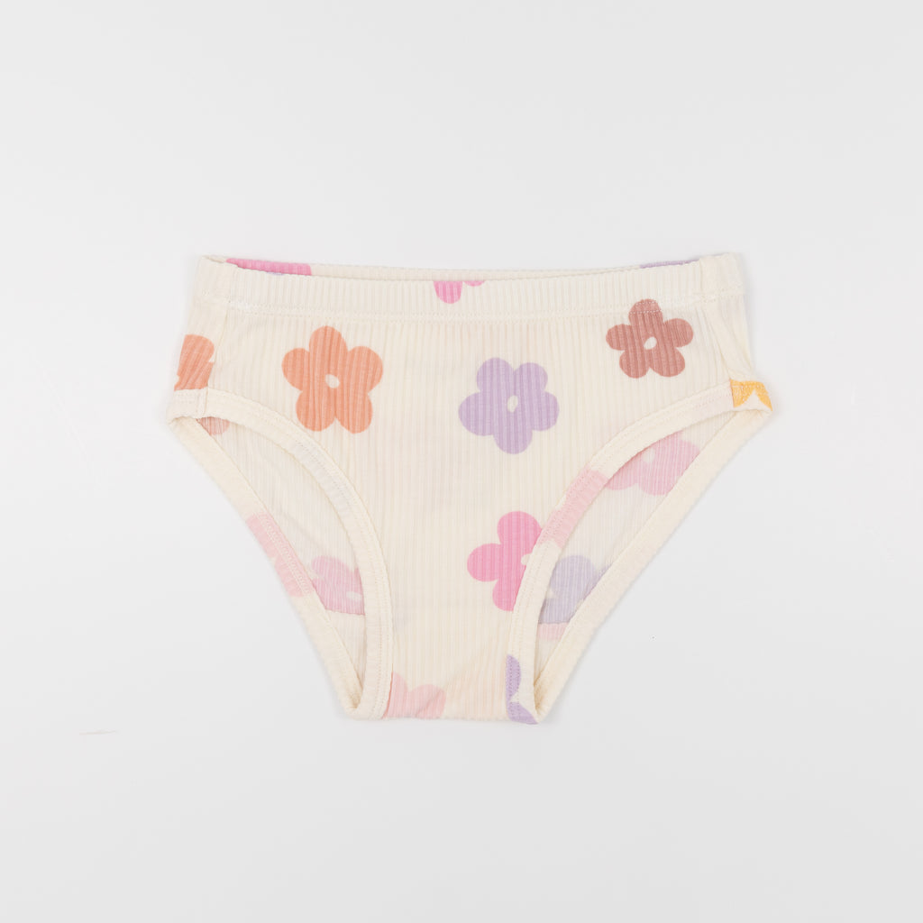 Plum, Pink Daisies and Big Daisies Underwear 3 pack