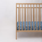 Take Flight Blue Crib Sheet