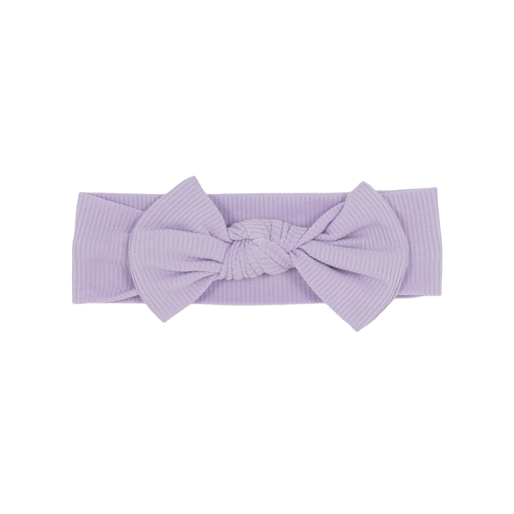 Lavender Small Ribbed Bow