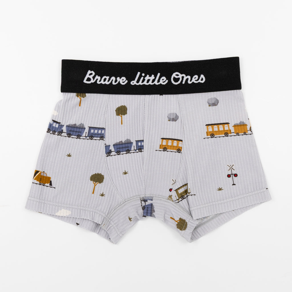 Astronauts, Gone Fishing and Trains Small Ribbed Boxer Brief 3 pack