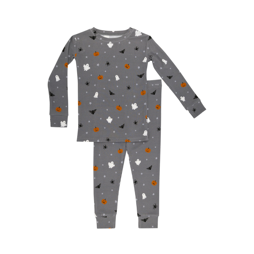 Halloween Boo Crew Small Ribbed Two-Piece Set