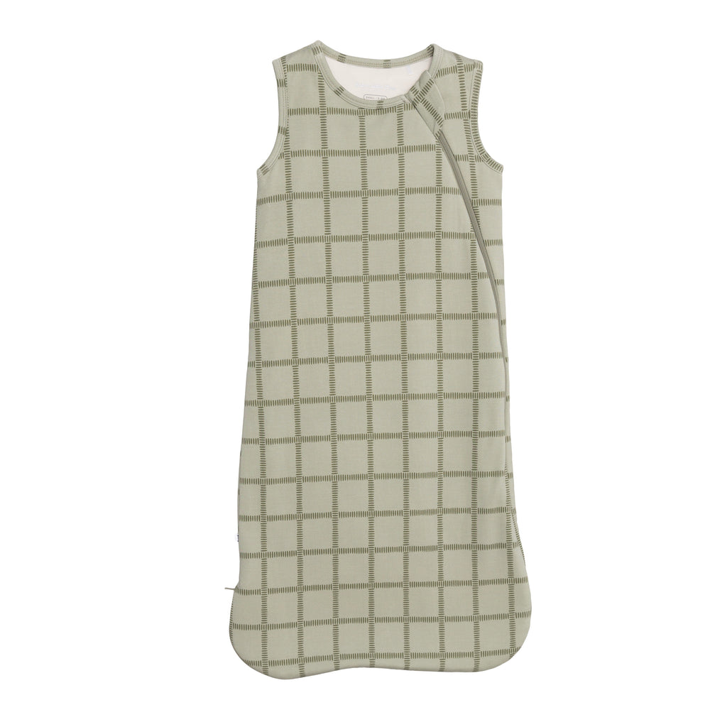 Grid Sage Green Sleep Sack (1.0 TOG)