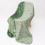 Backyard Bugs Small Ribbed Toddler Blanket
