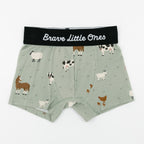Gone Country, Farm Animals and Chickens Boxer Brief 3 pack