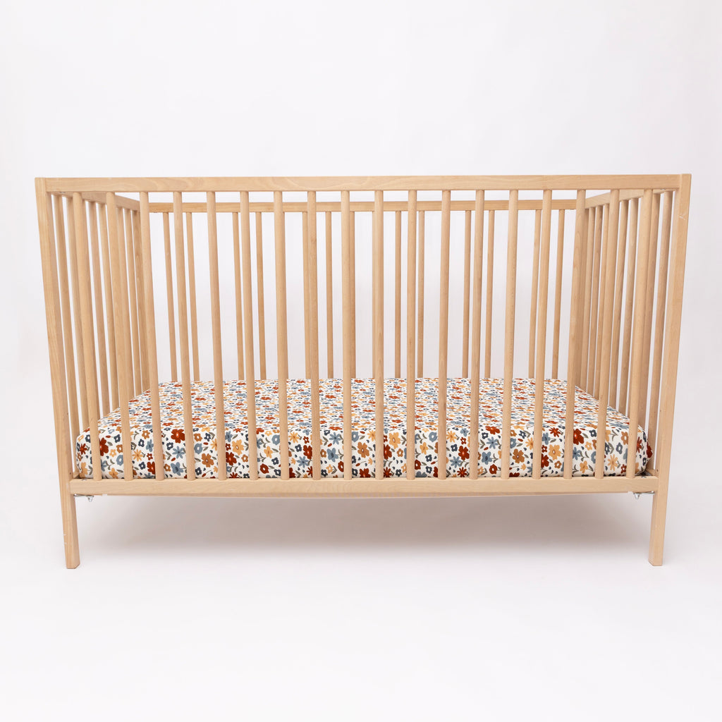 Autumn Meadow Crib Sheet