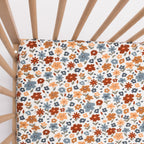 Autumn Meadow Crib Sheet