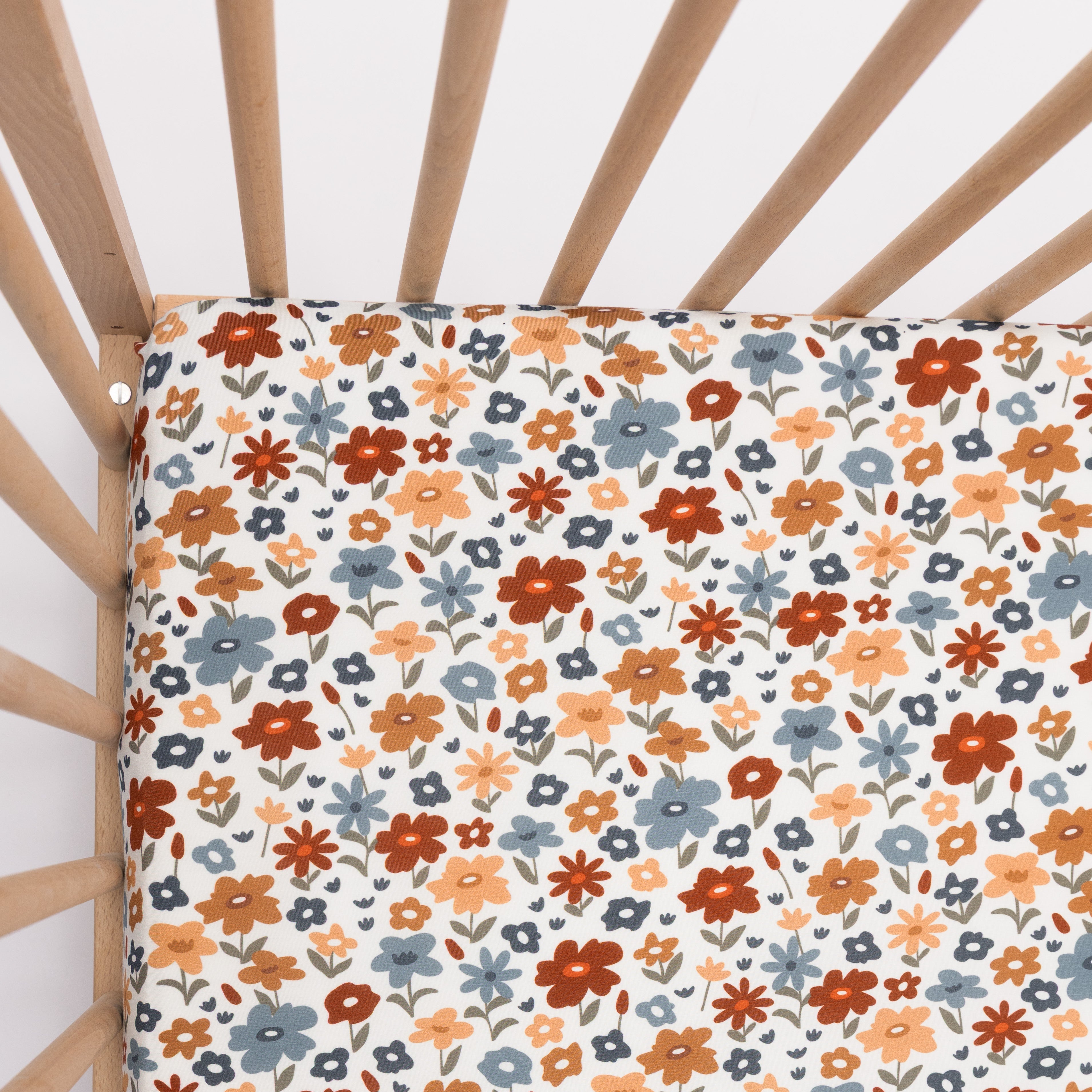 Autumn Meadow Crib Sheet