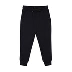 Midnight Black Bamboo French Terry Joggers