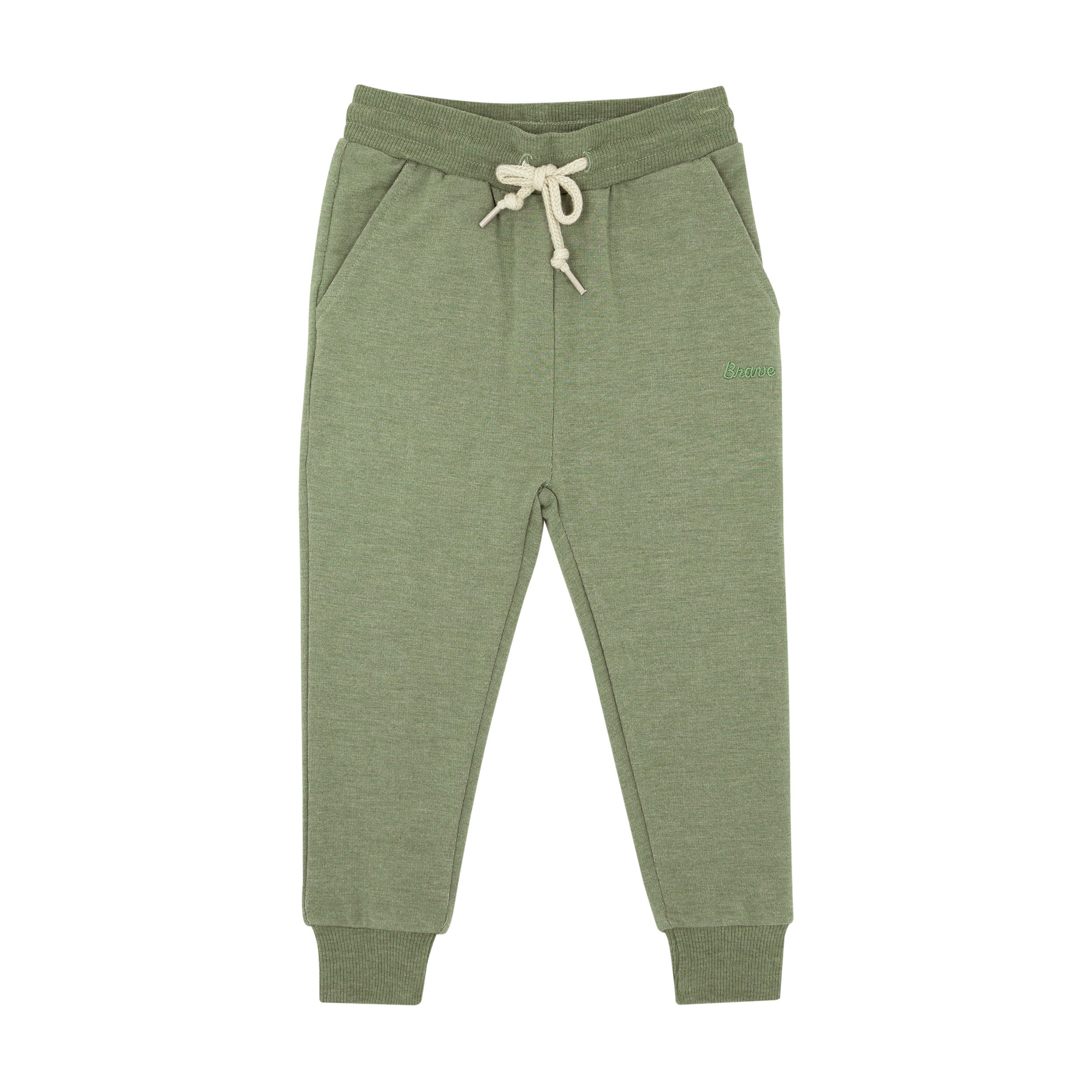 Heather Sage Bamboo French Terry Joggers