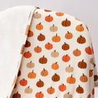 Big Pumpkins Small Ribbed Youth Blanket
