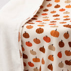 Big Pumpkins Small Ribbed Youth Blanket