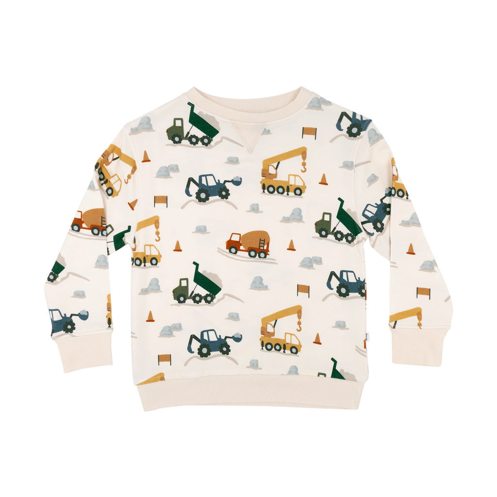 Construction Bamboo French Terry Pullover