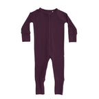 Mulberry Small Ribbed Zip Romper