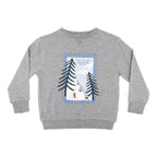 Ski Club Dark Heather Gray Bamboo French Terry Pullover