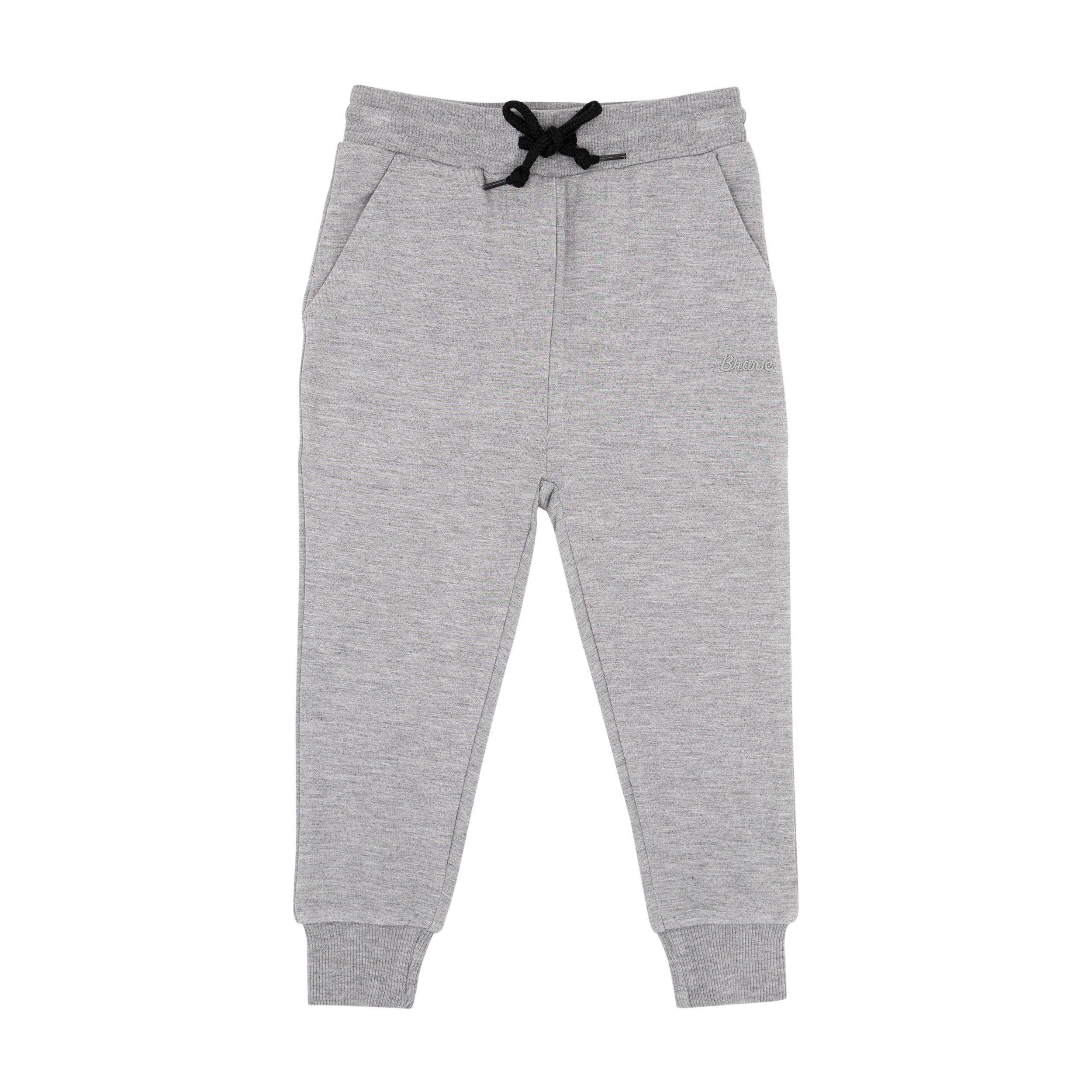 Dark Heather Gray Bamboo French Terry Joggers