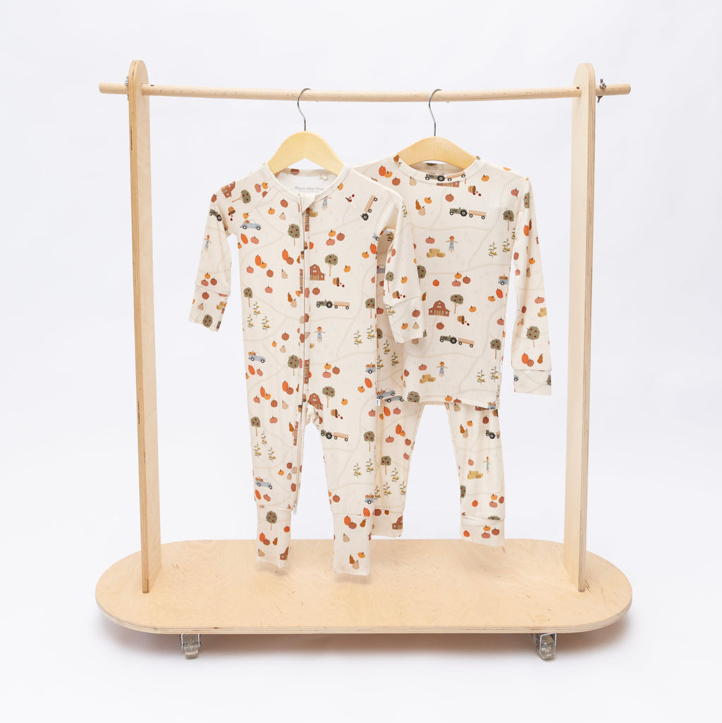Pumpkin Patch Small Ribbed Zip Romper