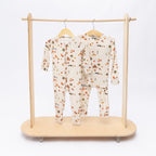 Pumpkin Patch Small Ribbed Zip Romper