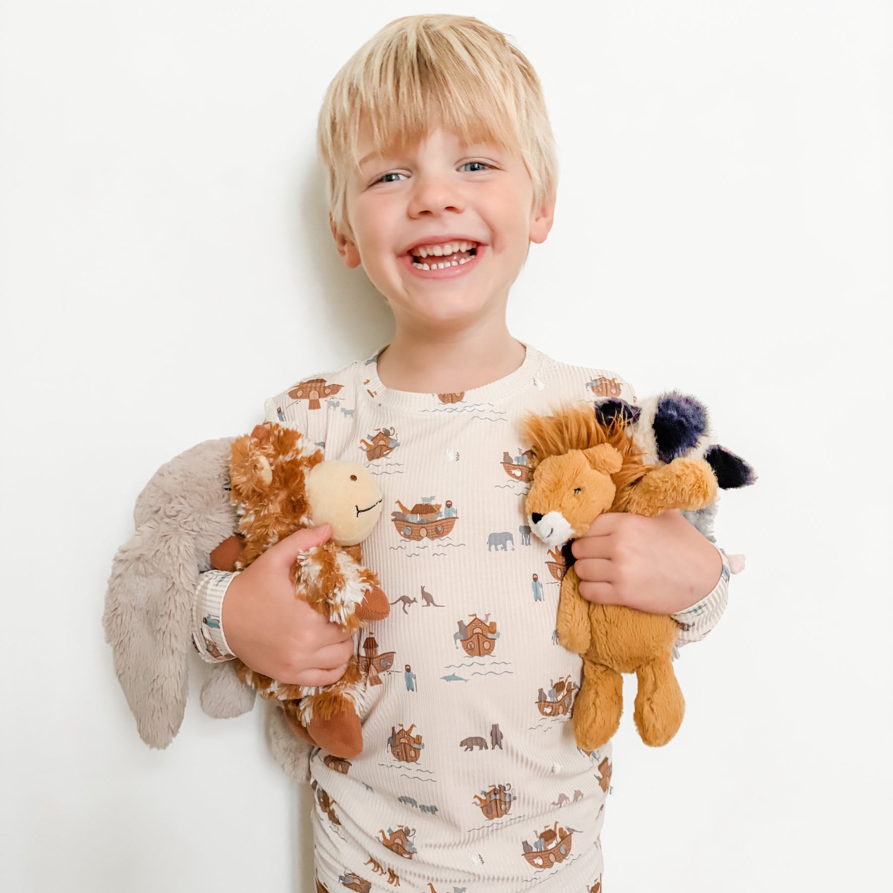 Noah's Ark Small Ribbed Two-Piece Set