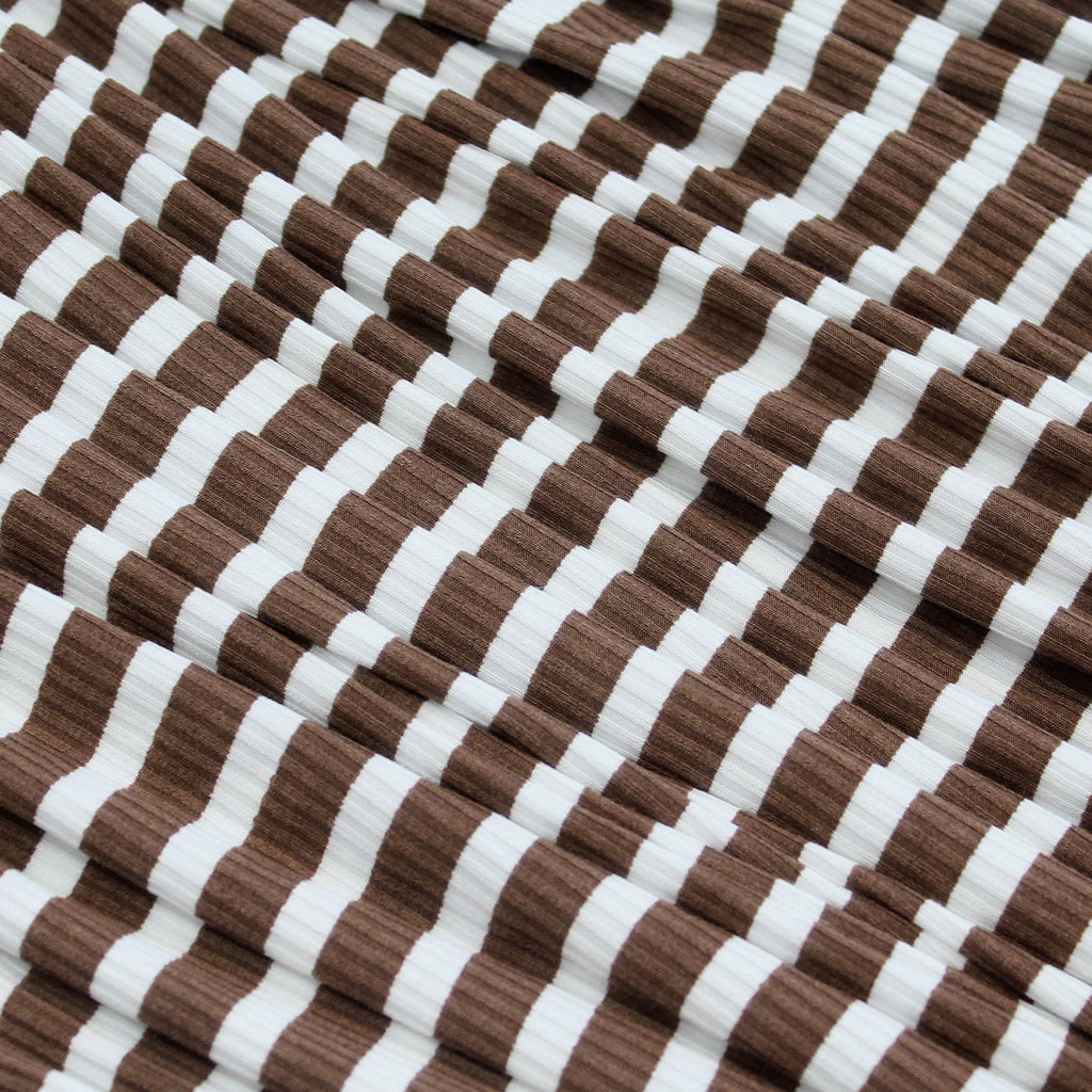 Pinecone Big Stripe Small Ribbed Two-Piece Set