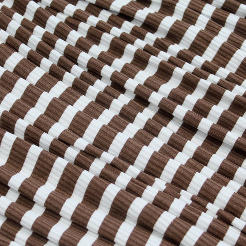 Pinecone Big Stripe Small Ribbed Two-Piece Set