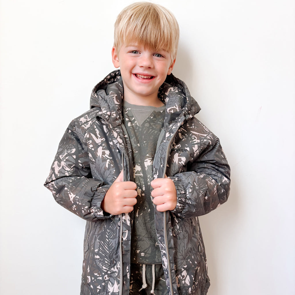 Woodland Camo Puffer Jacket