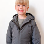 Midnight Charcoal Puffer Jacket