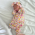 Summer Blooms Small Ribbed Bow