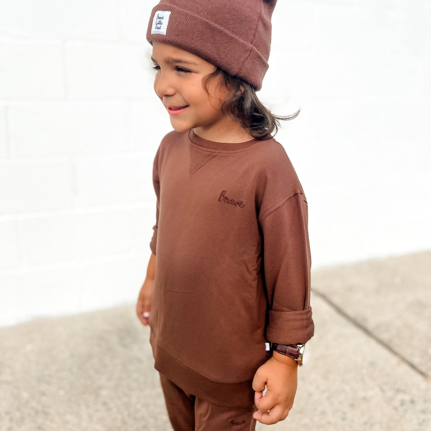 Pinecone Brave Solid Bamboo French Terry Pullover & Jogger Set