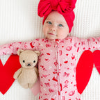 Dear Valentine Zip Romper