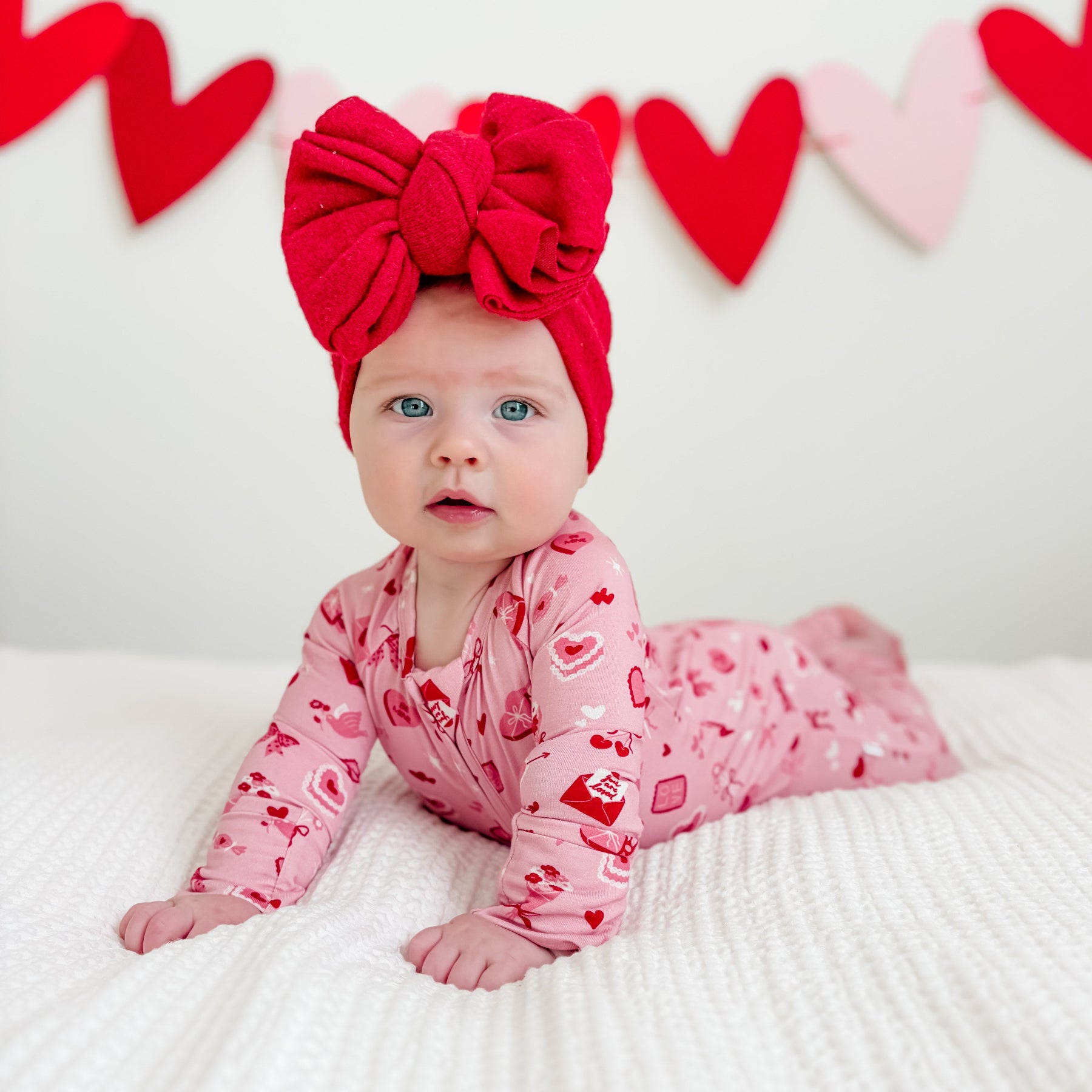 Dear Valentine Zip Romper