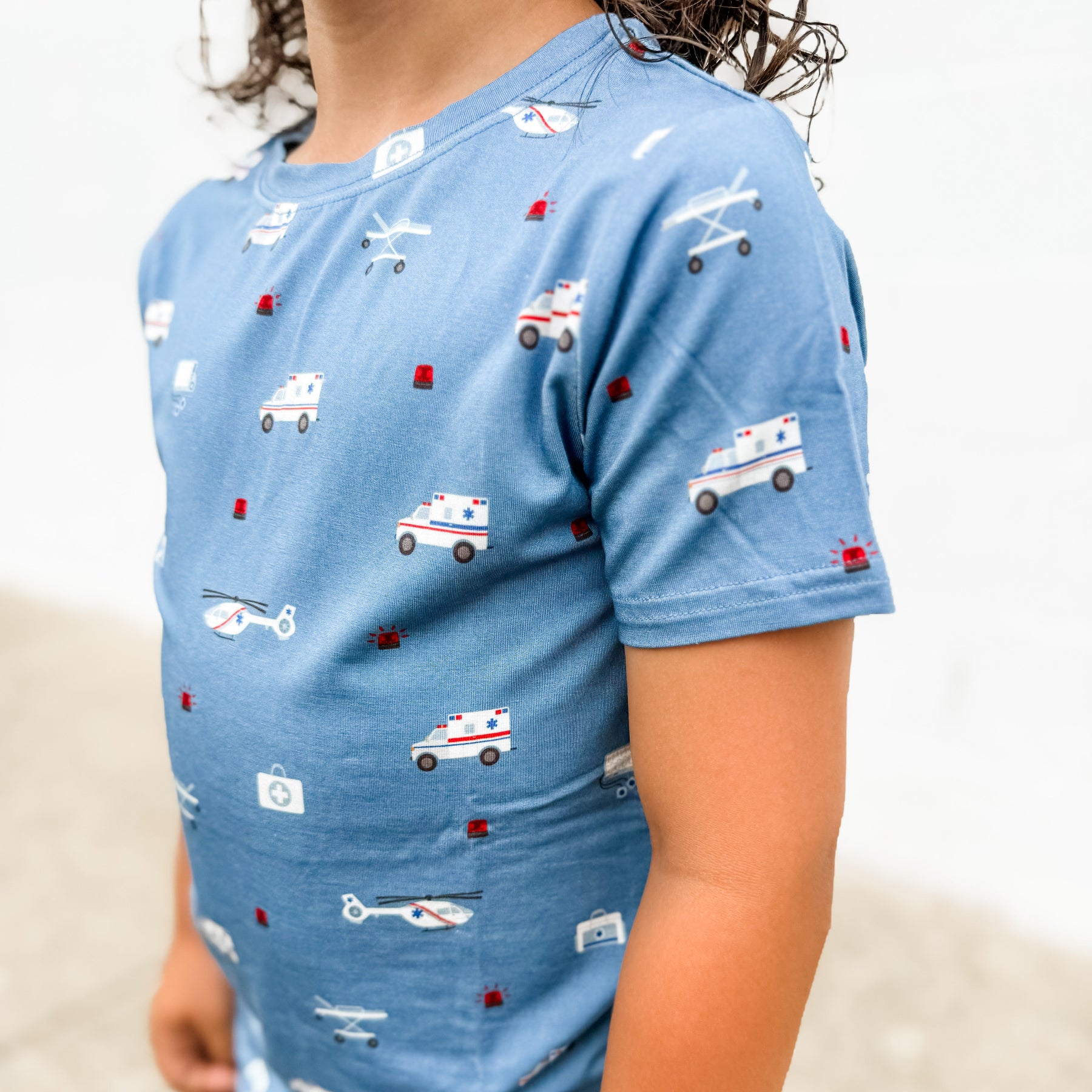 Ambulances Shorts Two-Piece Set